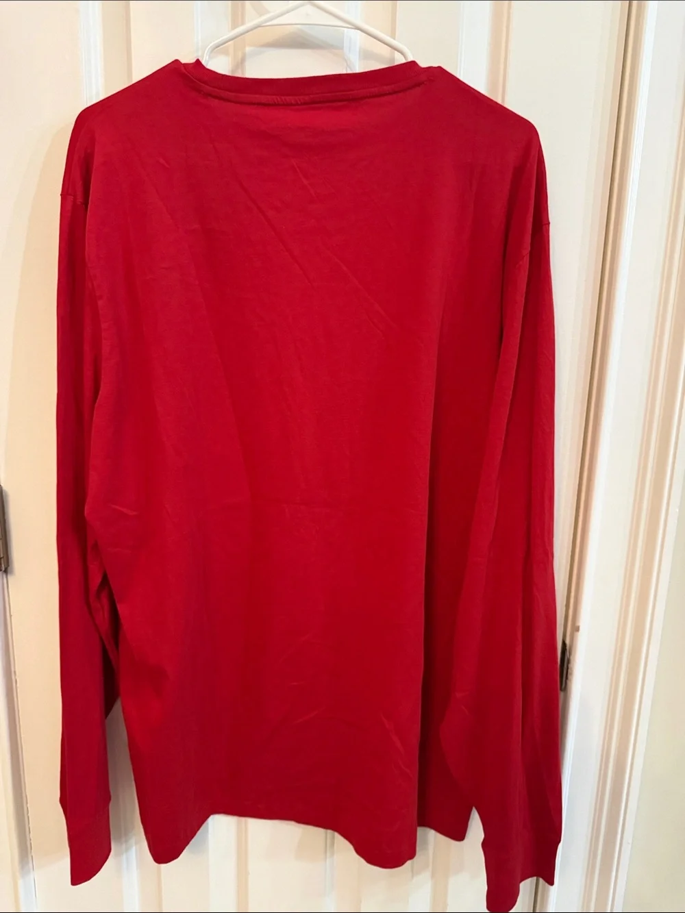 NWT Polo by Ralph Lauren Men's Long-Sleeve Crewneck T-Shirt - Red